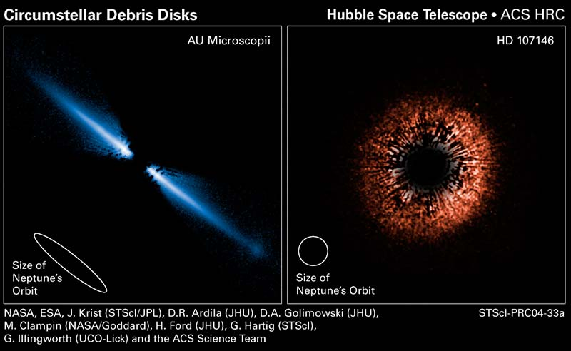 Illustration for article titled Hubble photos capture the formation of planetary systems